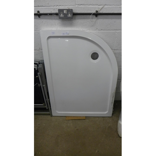 2304 - Shower tray 1200 x 800, Right hand quadrant - unused