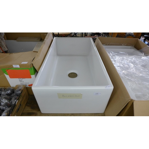 2338 - 84cm x 46 x 26 Belfast sink - unused