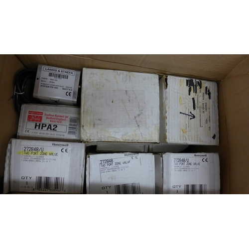 2391 - Box of assorted central heating valves