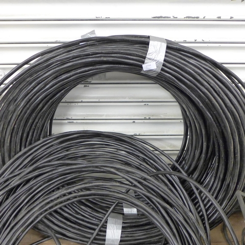 2543 - Reel of 3 core heavy duty electric cable - at least 100 mtrs in length