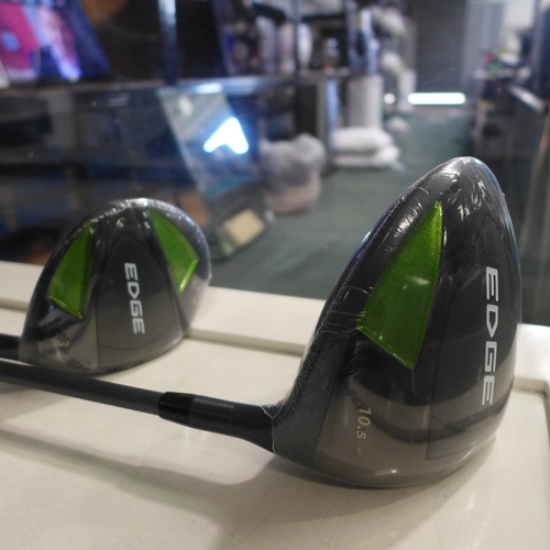 3080 - Two Callaway 3 + 10'5 drivers and three tailor made TP5 golf balls, RRP £399.99 + VAT    (196-966) *... 