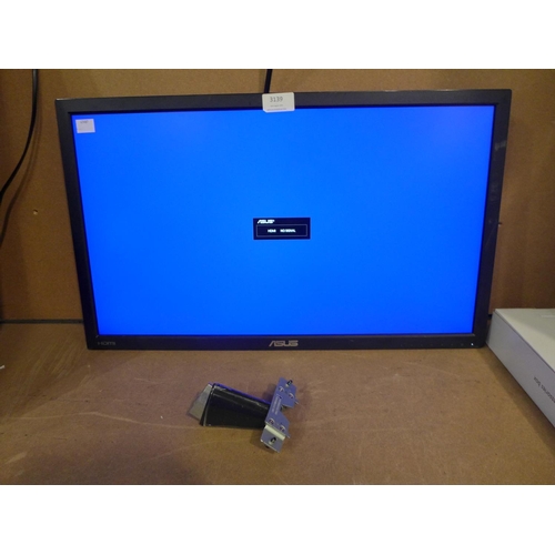 3139 - An Asus monitor (VP247) - no stand * This lot is subject to VAT