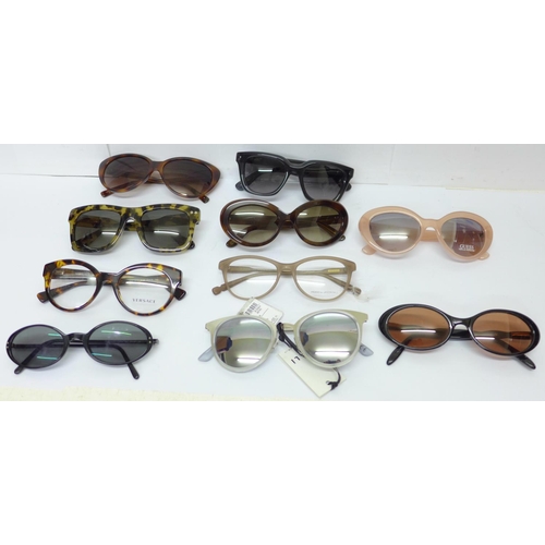 748 - A collection of sunglasses including Giorgio Armani, Cole Haan, Lulu Guinness, Derek Lam, etc.