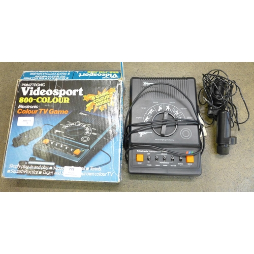 778 - A Prinztronic Videosport colour TV game, boxed