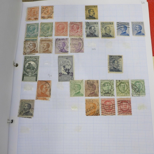 779 - Four albums of stamps, Germany, USA, etc.