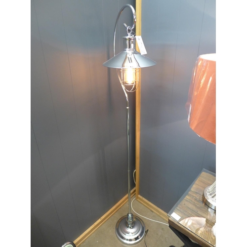 1549 - A chrome Edison floor lantern (2432456)   #