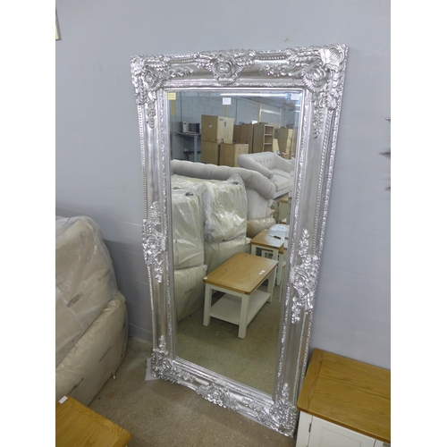 1603 - A large silver framed mirror, (MR035CR118)   #