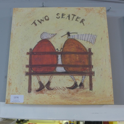 1376 - A Sam Toft print, Two Seater, 30cm x 30cm (WDC916697)   #