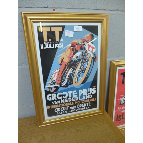 1582 - A Dutch Moto GP framed print