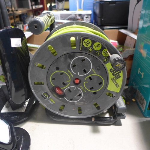 3312 - 2 X Masterplug 30M Cable Reels - failed electrical safety test due to earth continuity and polarity ... 