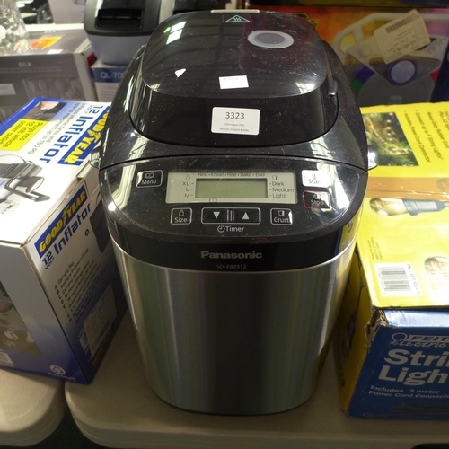 3323 - Panasonic Bread Maker     * This Lot Is Subject To Vat (Ajs6-379)