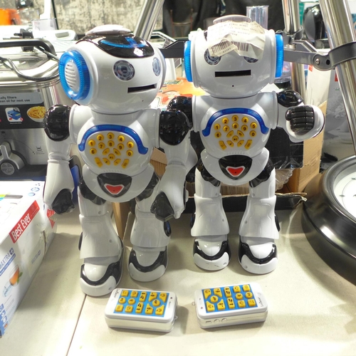 3329 - 2 X Powerman My First Robots, Rockjam Speaker        * This Lot Is Subject To Vat (Ajs6-411,412,423)