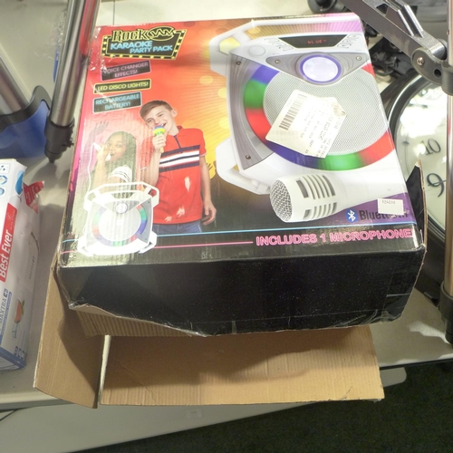 3329 - 2 X Powerman My First Robots, Rockjam Speaker        * This Lot Is Subject To Vat (Ajs6-411,412,423)
