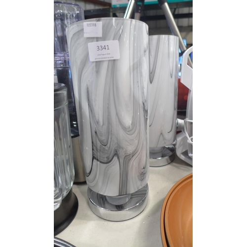 3341 - 2Pk Glass Touch Lamps     * This Lot Is Subject To Vat (Ajs6-89)