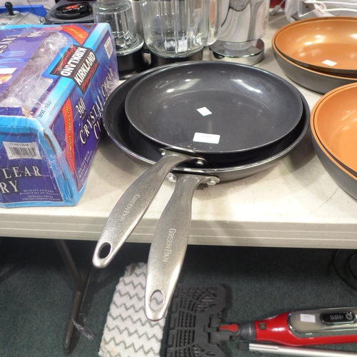 3344 - Greenpan Fry Pan (2Pc)     * This Lot Is Subject To Vat (Ajs6-152)