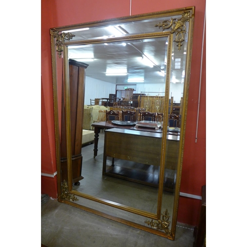 67 - A large French style gilt framed mirror, 194 x 136cms 
  (M24W202)   #