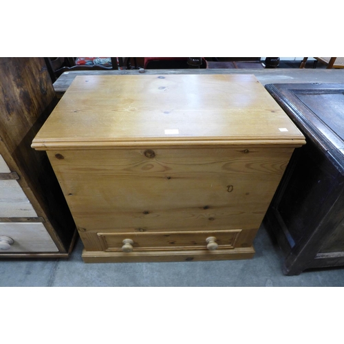 209 - A pine mule chest