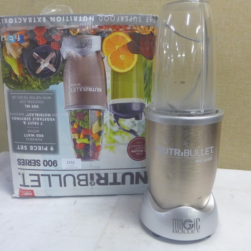 2152 - Nutribullet blender, boxed - W