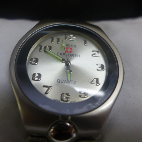 2162 - A Swiss Emperor wristwatch - in case