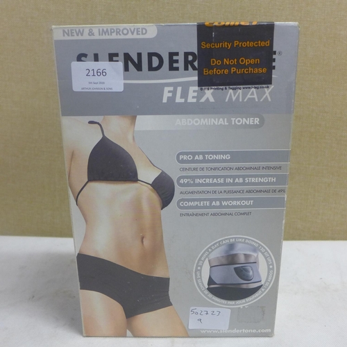 2166 - Slendertone Flex Max abdominal toner - boxed - W