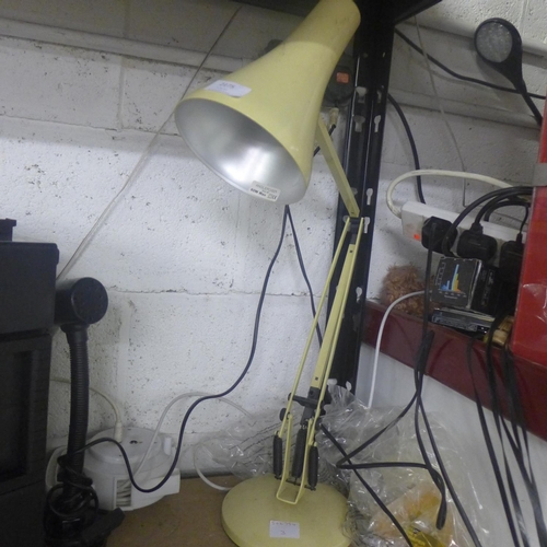 2175 - Two lamps; 1 anglepoise, 1 flexi