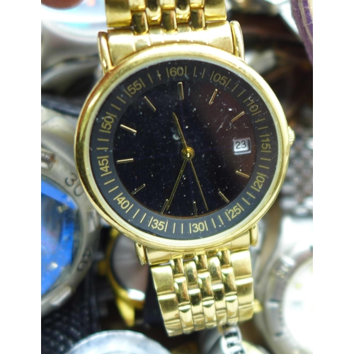 644 - Lady's and gentleman's wristwatches; Sekonda, Timex, Avia, etc., some a/f