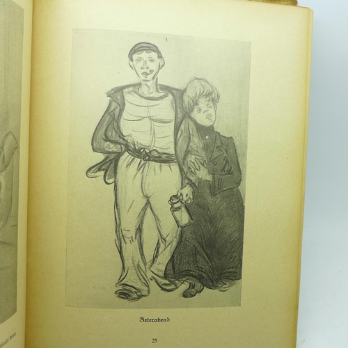 693 - One volume, cartoons and caricatures by Heinrich Zille