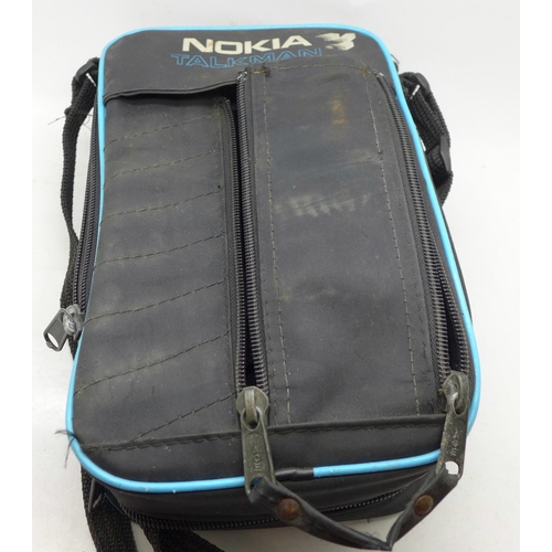 721 - A 1980's Nokia mobile phone with case