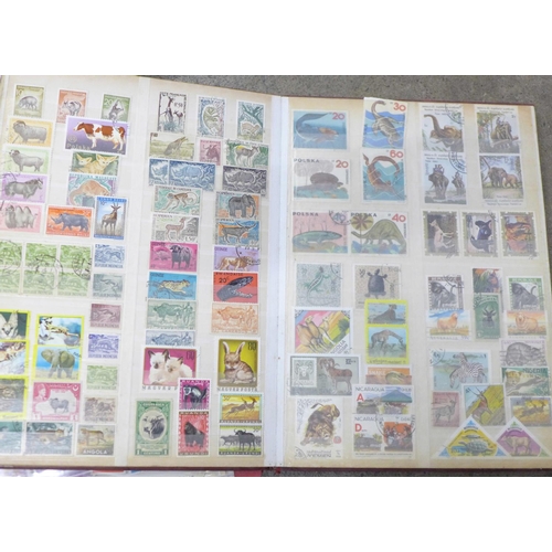 776 - Seven assorted albums of stamps