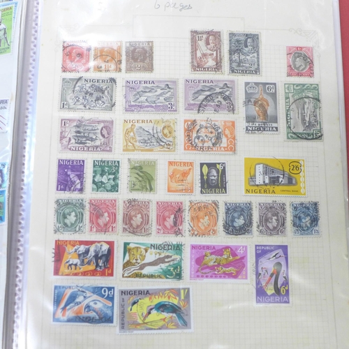 776 - Seven assorted albums of stamps