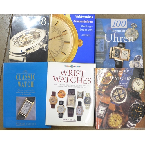 786 - A collection of watch books including The World of Watches