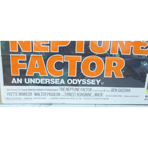 789 - Quad size original film poster, The Neptune Factor