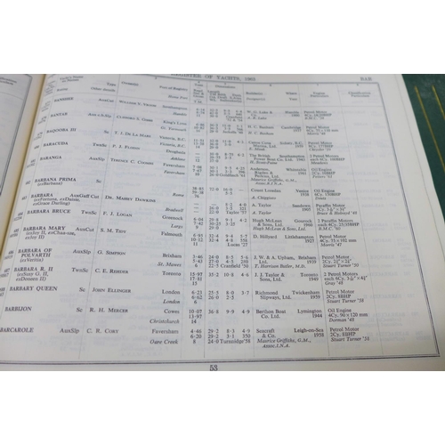 792 - Lloyds Register of Ships, five complete years, 1955-6, 1960-1, 1971-2, 1976-7 and 1979-80 with four ... 