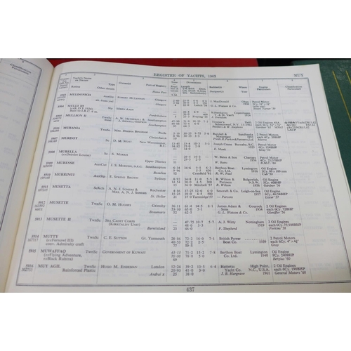 792 - Lloyds Register of Ships, five complete years, 1955-6, 1960-1, 1971-2, 1976-7 and 1979-80 with four ... 