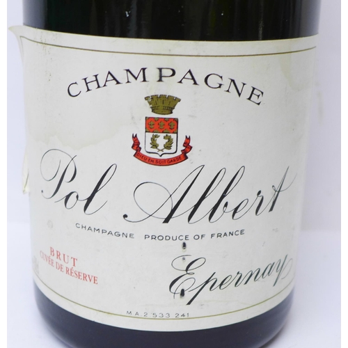 804 - A Magnum of Pol Albert champagne