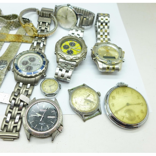 952 - A collection of wristwatches