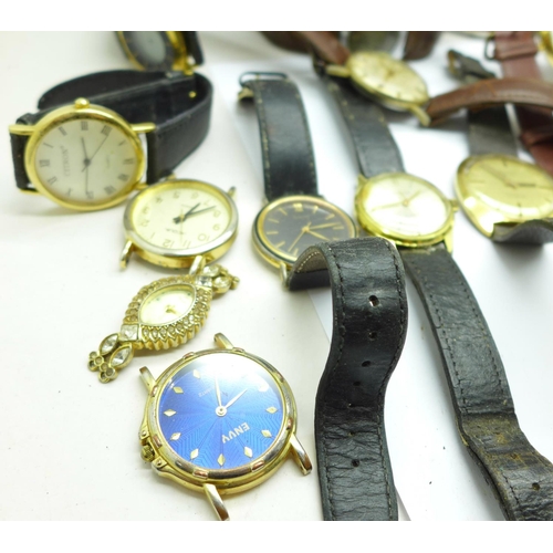 958 - A collection of wristwatches