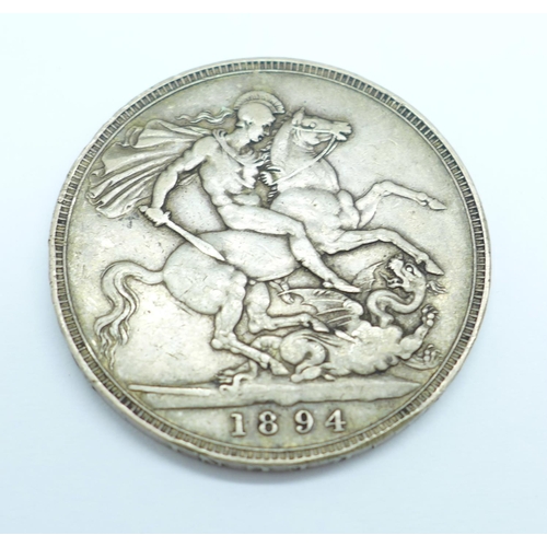 973 - A Victorian 1894 crown