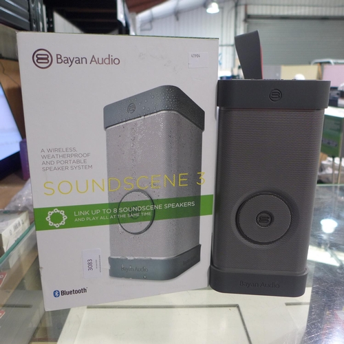 3083 - A Bayan Audio Soundscene 3 Wireless Speaker   (200-138)* This Lot Is Subject To Vat