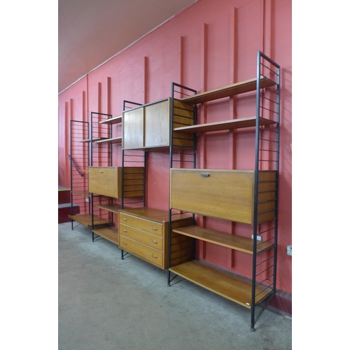 71 - A Staples teak Ladderax room divider