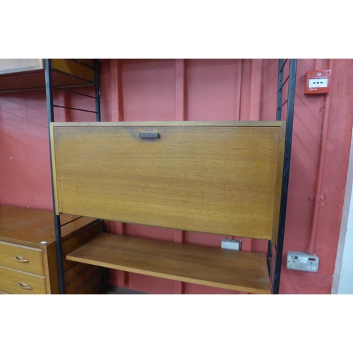 71 - A Staples teak Ladderax room divider