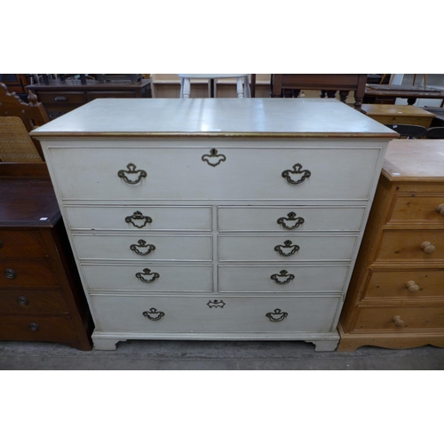 172 - A French style painted oak chest of drawers