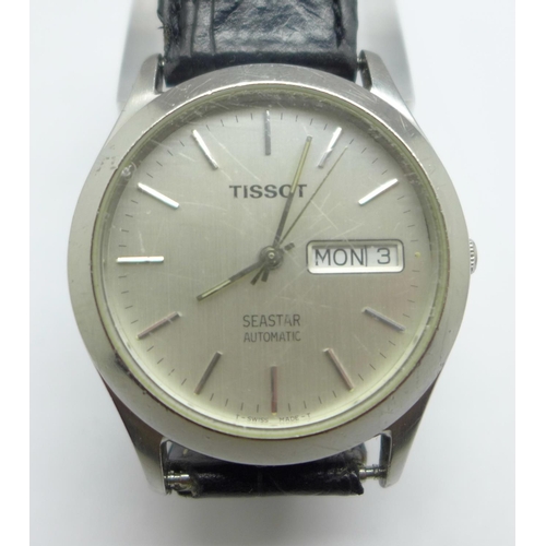 1088 - A Tissot Seastar automatic wristwatch, boxed