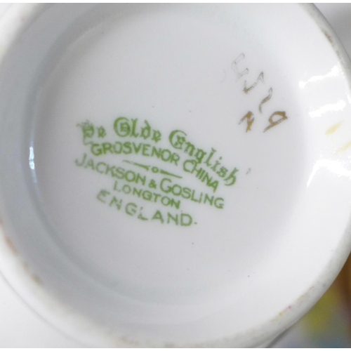 684 - Decorative china; Royal Albert Old Country Roses, Portmeirion and a Shelley trio, etc.