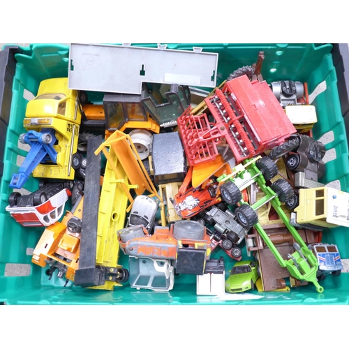 710 - A collection of die-cast vehicles, Corgi, Dinky and Matchbox Superking