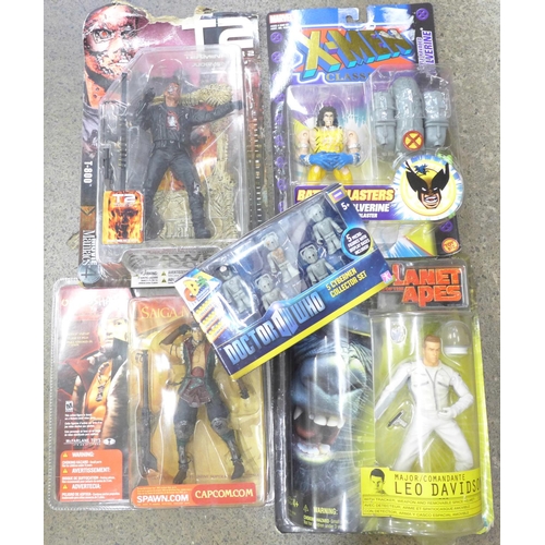 714 - X-Men, Terminator 2 and other models, packaged