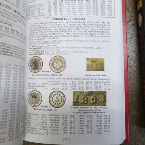 746 - A collection of coin collectors books, including The Red Book of USA Coins and Canadian Coins