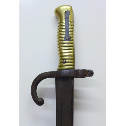 779 - A French bayonet, 1881