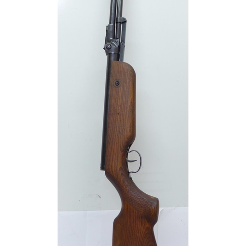 782 - A Relum Tornado air rifle, a/f (stock split)