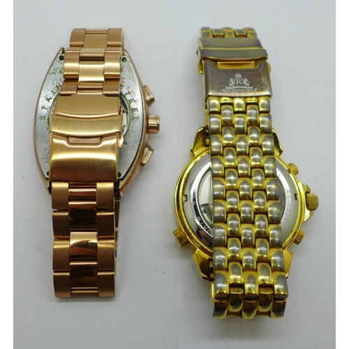 865 - Two gentleman's automatic wristwatches